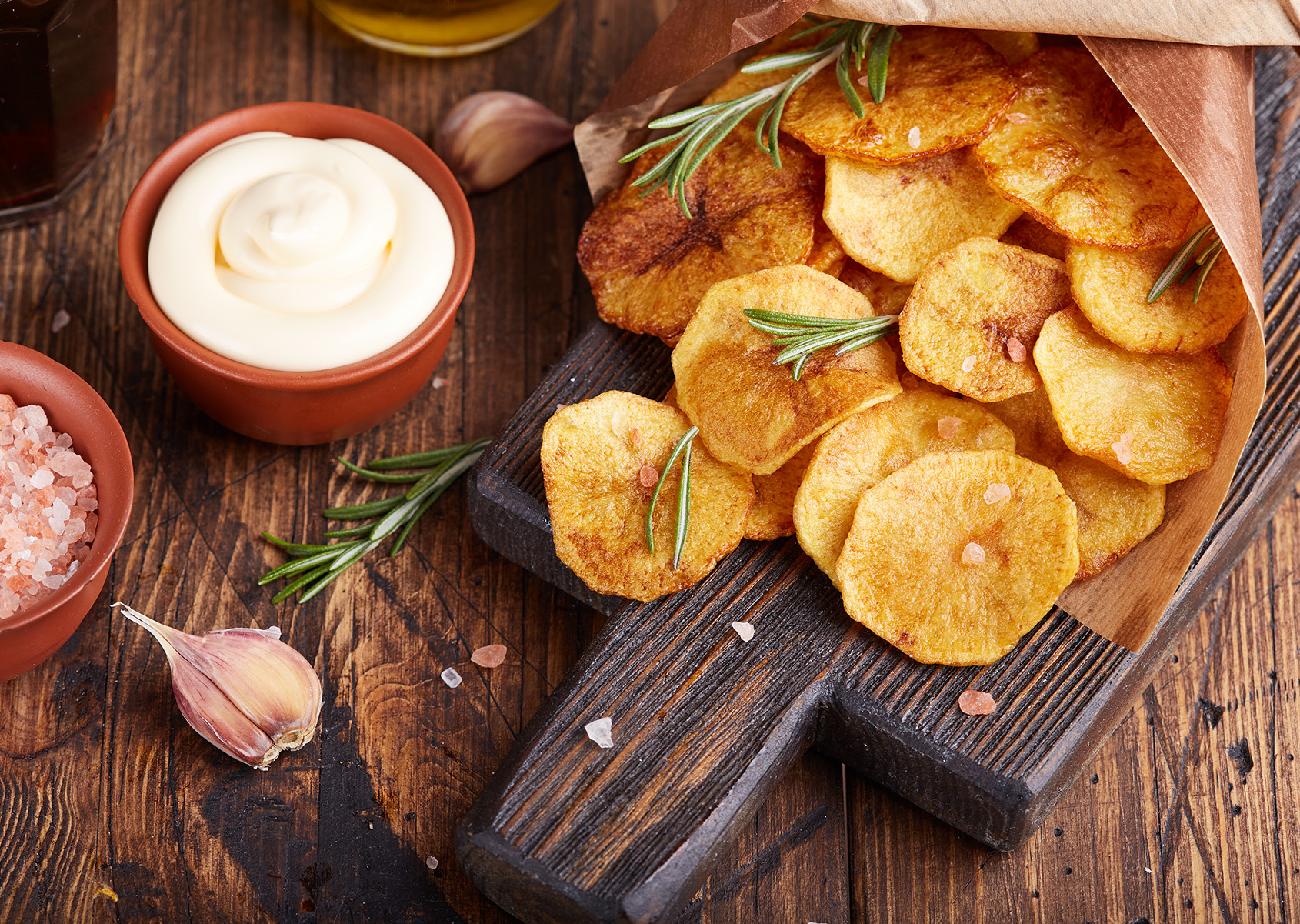 Chipsy bez tłuszczu z frytkownicy beztłuszczowej- przepis