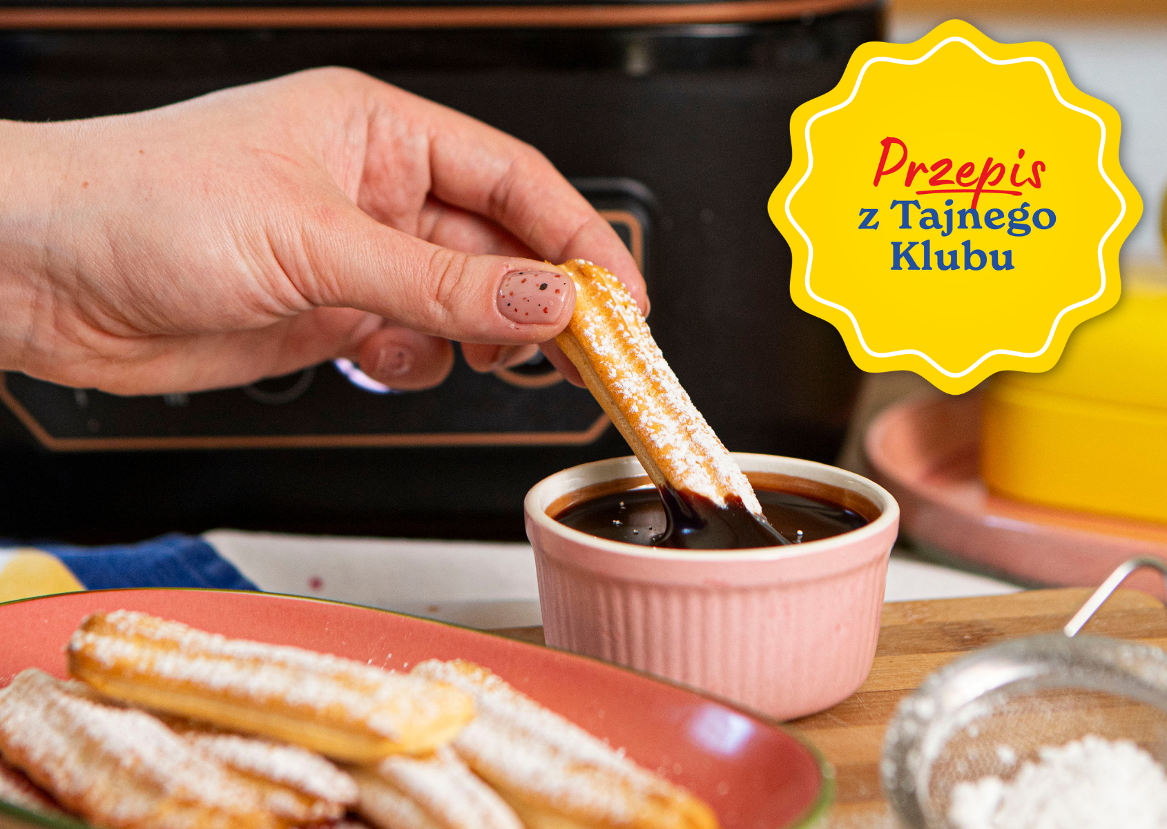 Przepis na churros na airfryer Russell Hobbs Satisfry